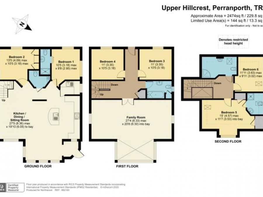 6 Upper Hillcrest, Perranporth, Cornwall