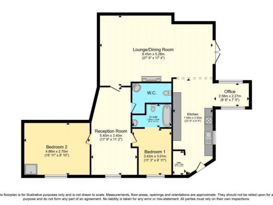 Flats 1 & 2 Penare Court, Penzance, Cornwall