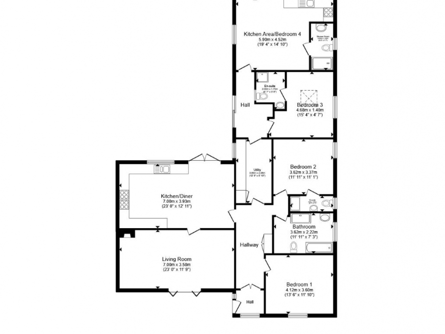 Pen Dragon, Pengersick Lane, Germoe, Penzance, Cornwall, TR20 9RB