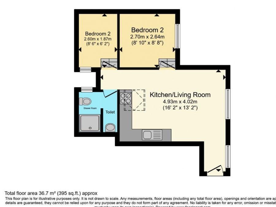Flat 6, 7 Barnoon Terrace, St. Ives, Cornwall, TR26 1JE