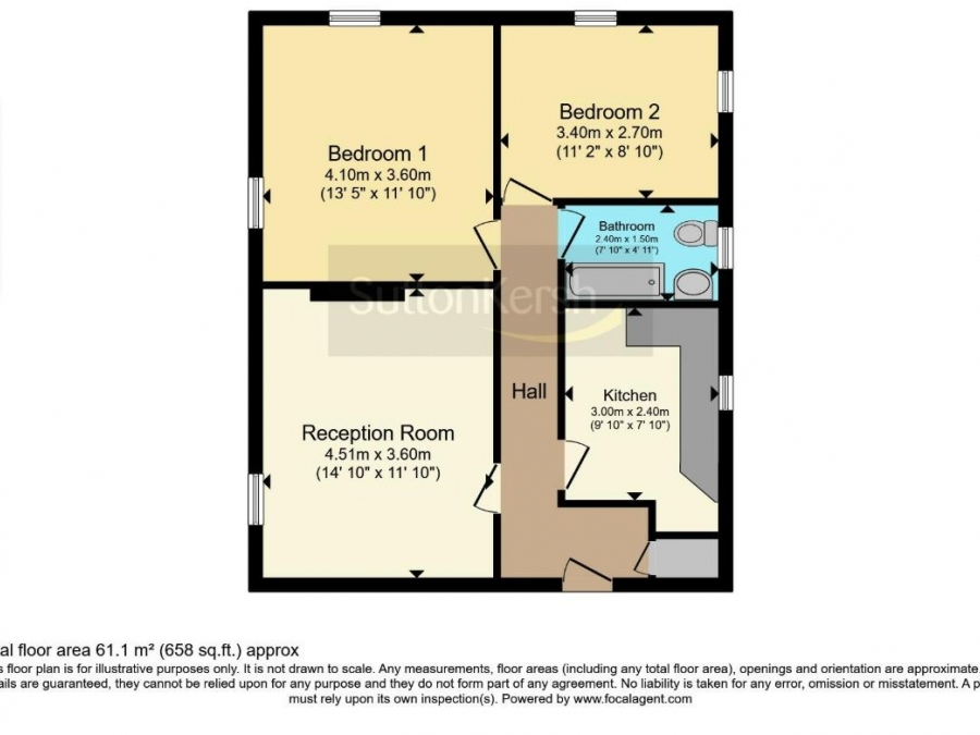 Flat 95B Muirhead Avenue, Liverpool, Merseyside, L13 9BH