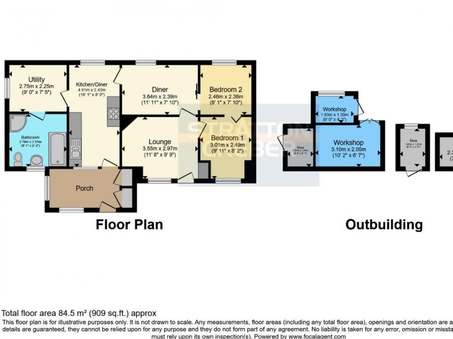 The Bungalow, Spar Lane, Illogan, Redruth, Cornwall, TR15 3UR